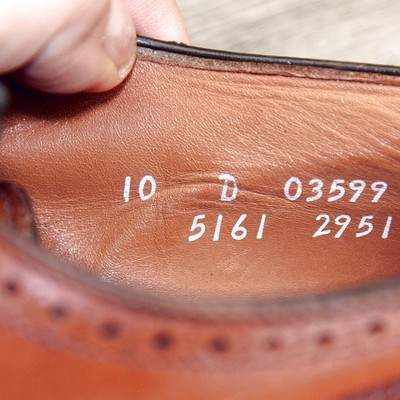 Allen Edmonds LEXINGTON Blucher 10 D Chestnut * with new  display picture 1
