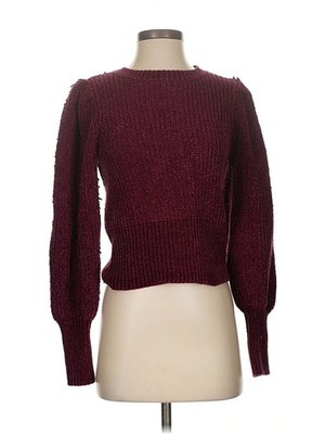 Cinq à Sept Women Red Pullover Sweater XXS