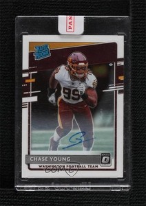2020 Panini Donruss Optic Rated Rookies /150 Chase Young #166 Rookie Auto RC
