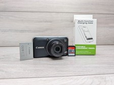Canon Digital Camera PowerShot SX210 IS 14.1MP Black With 4GB SD And Charger 