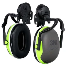 3M 7100315224 Peltor X4P51E Full Brim Helmet Attached Earmuffs, NRR 26 dB