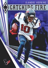 2019 Panini Phoenix Football Trading Cards Catching Fire Purple Insert: Pick