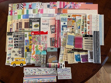 HUGE Lot of Scrapbook Supplies Stickers, 12x12 Paper, Embellishments More