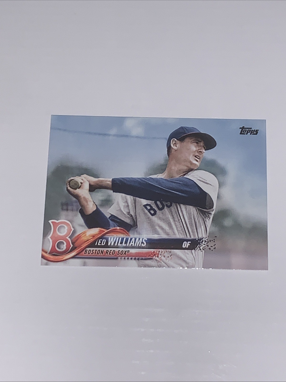 Ted Williams 2018 Topps Update Legend Variation SP Short Print #US64 Red Sox HOF