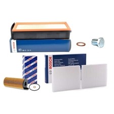 BOSCH OIL AIR CABIN FILTER SERVICE KIT BUNDLE FOR BMW 730d MSPORT F01 3.0 12-15