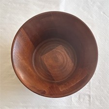 Vintage Handcrafted Wooden Decorative Bowl