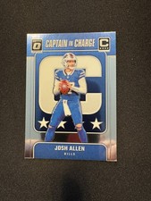 Josh Allen Captain in Charge Insert! 2024 Optic! Bills!
