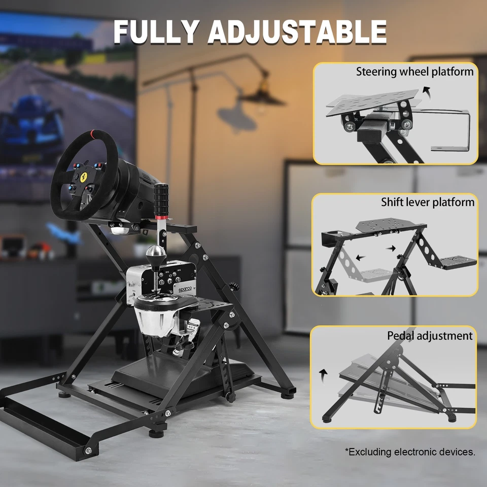 Marada G29 Racing Wheel Stand Sim Cockpit Fit Logitech G920 G923 Only Stand - Image 4 of 4