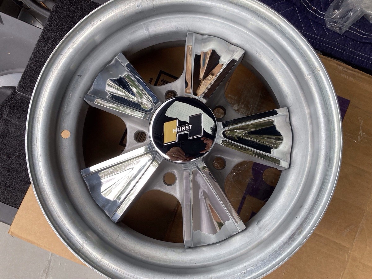 NOS New In Box 14x6 Vintage Hurst wheel 5x5” GM Bolt Pattern