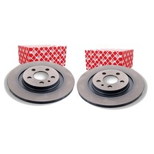 2x FEBI BILSTEIN BREMSSCHEIBEN 271,6mm VOLL HINTEN passend für CITROËN C8 FIAT