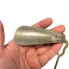 Wildfeuer Brothers Antique Shoe Horn With Buttonhook Circa 1910s-1920s NYC