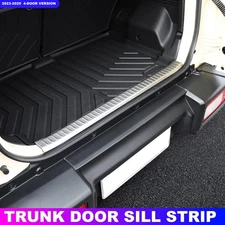 2023-2025 new 4-door Jimny modified trunk door sill strip stainless steel