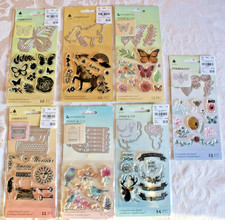 STAMP  CUT- Lot of 7 pkgs . Stamp  Die sets. NEW in package- MUST SEE
