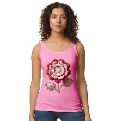 Häkel Blume Damen Weste Tank Top Garn Kunst Stricken Geschenk für Sie