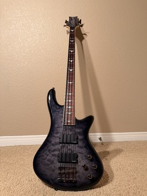 Schecter Stiletto Extreme-4 Bass Guitar - See-Thru Black
