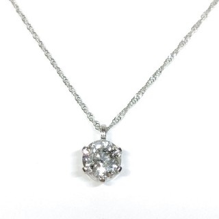 NO TARIFF Jewelry Pendant Necklace Natural Diamond 1.013ct Platinum 2340058