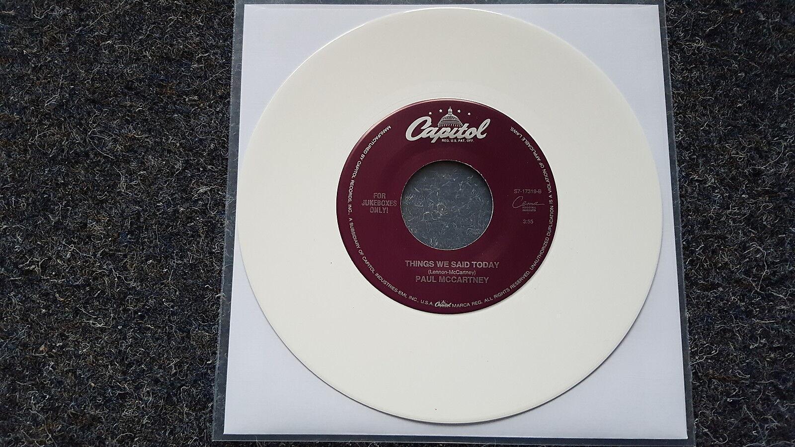 7"" Single Paul McCartney / The Beatles - Biker like an icon COLOURED VINYL