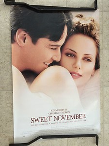 Keanu Reeves Sweet November Movie Poster 2-sided