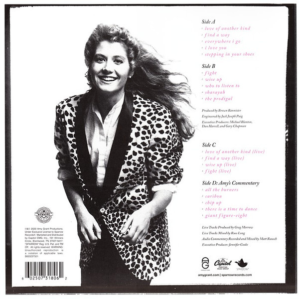 Amy Grant - Unguarded - 1st time on vinyl in over 30 years -2 LP 