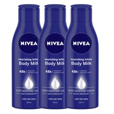 NIVEA Nourishing Lotion Body Milk, 200ml Pack of 3