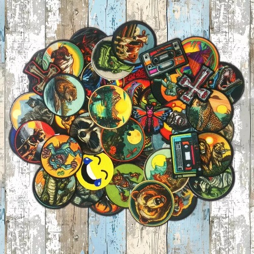 Warrior Lion Patch Iron-on Applique Wild Animal Badge Roaring, Tactical Military - Picture 10 of 16