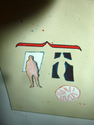 Original Surrealist Color Lithograph by Jan Voss 1970 - Picture 5 of 24