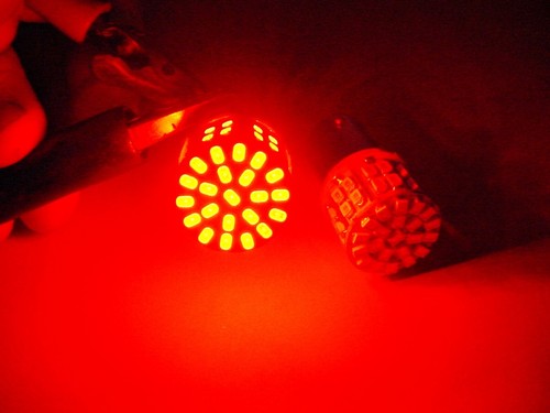 2x Chrysler Dodge Plym Jeep 1156 #89 Red Interior Courtesy LED Light Bulb Lamps - Picture 3 of 12