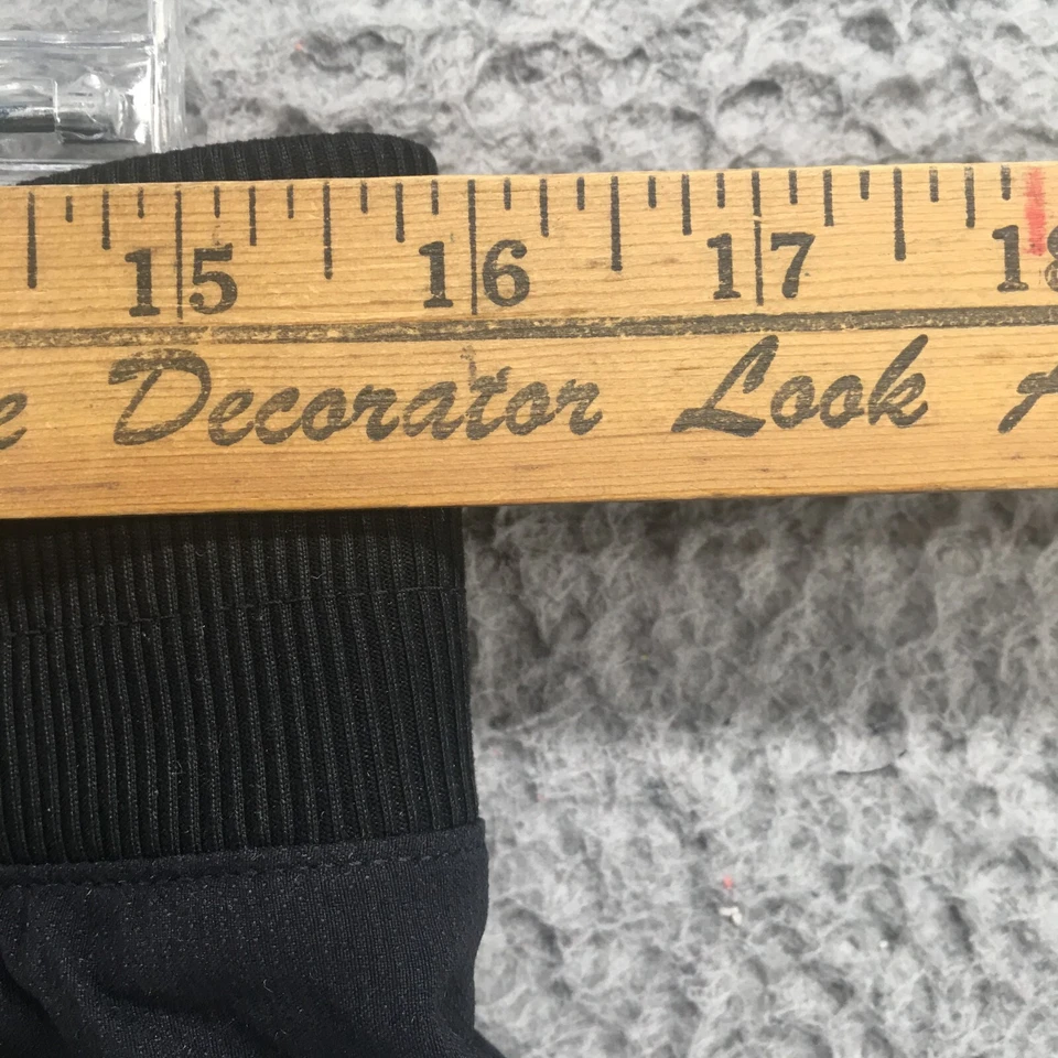 Falda Title Nine línea A para mujer 8 negros bolsillos de tiro bajo cintura elástica cremallera mosca Foto 4 de 4