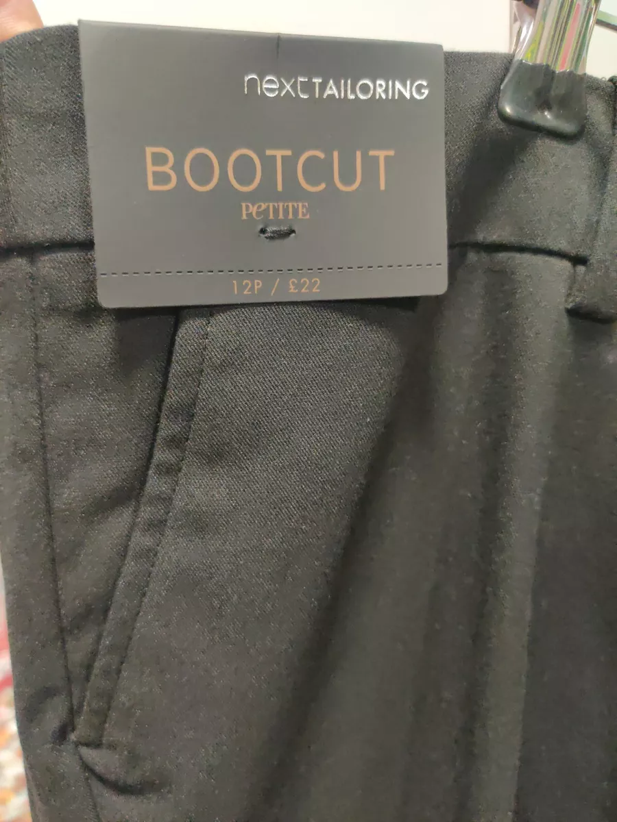 Petite black cheap work trousers