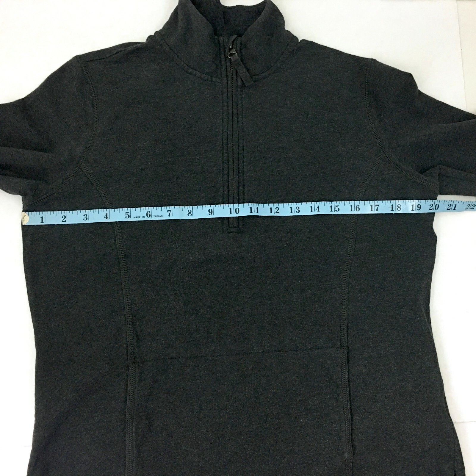 Eddie Bauer Women's Dark Grey 1/2 Zip Athletic Top Fr… Gem