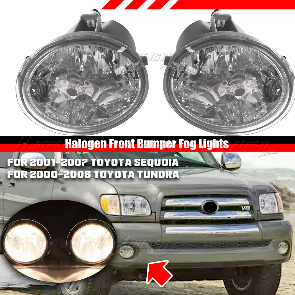 Driving Light Fog Light Lamp For 01-07 Toyota Sequoia 00-06 Toyota
