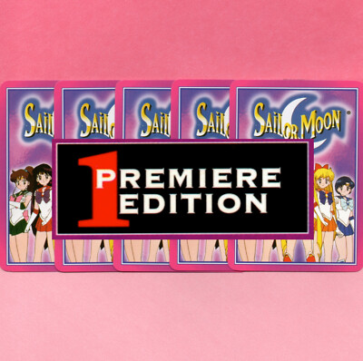 Sailor Moon CCG Premiere Common Cards YOU PICK - Dart Flipcards Vintage 2000