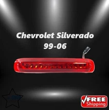 Third Brake Light Fit For 99 - 06 Red Lens Chevy Silverado GMC Sierra LED