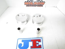 2 NEW JE 4.140 Bore Sb Chevy Dished Pistons SBC SRP BLOWER TURBO