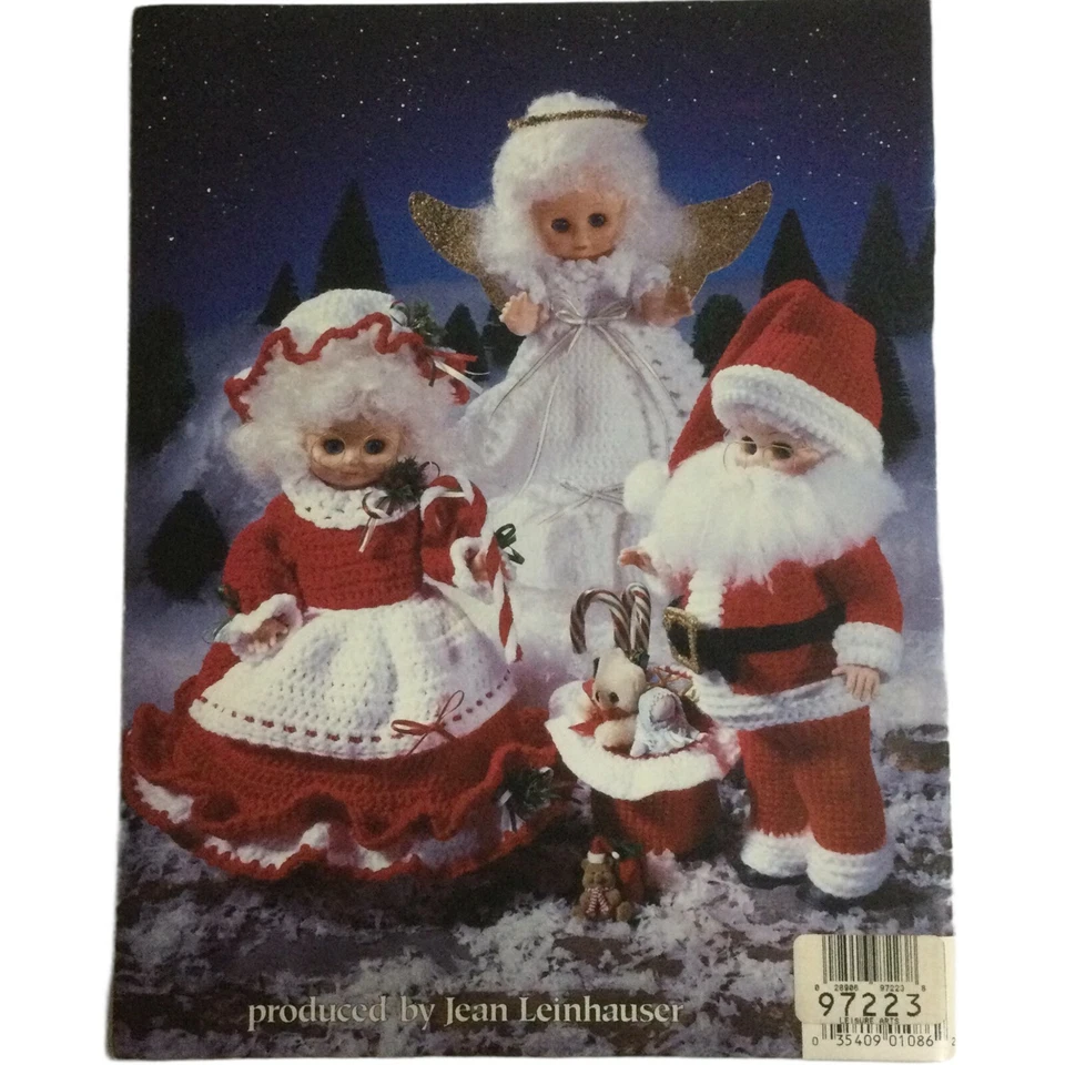 VTG Crocheted Christmas Dolls Pattern Booklet 1086 American School Of Needlework - Image 2 of 2