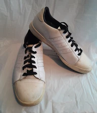 ADIDAS GOLF SHOES, White Leather, EVG 791003, Size 10.5 US, Male