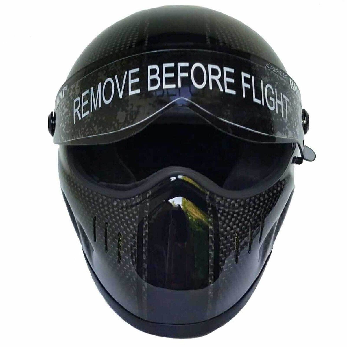 セキュリティ・セーフティ BANDIT XXR Bandit XXR Black Motorcycle Helmet - helmade Streetfighter