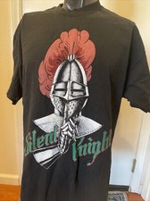 Lee T Shirt Vintage Size XL Silent Knight Streetwear Made In USA Black