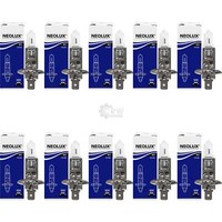 10X Neolux Halogen H1 55W 12V Sockel P14.5S