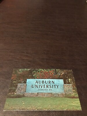 AUBURN UNIVERSITY - AUBURN - ALABAMA - UNPOSTED POSTCARD | eBay