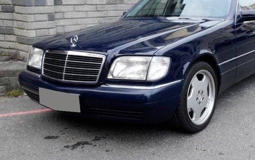 Chrome + Silver Front Grille ABS Fit Mercedes Benz W140 S-Class S320 S420 92-99 - Picture 7 of 7