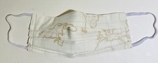 Cotton Fabric Face Mask with Nose Wire And Filter Washable Made in USA