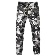 Camouflage Military Jogger Pants Men Pure Cotton Mens Spring Autumn Pencil Pant