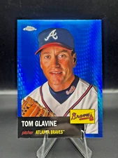 2022 Topps Chrome Platinum Tom Glavin Blue Prism #370