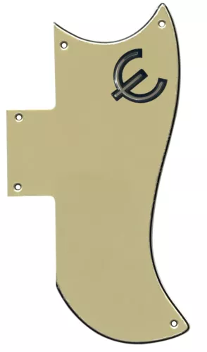 For Fit Gibson SG 61 Reissue & E Logo Style Guitar Pickguard Vintage Yellow