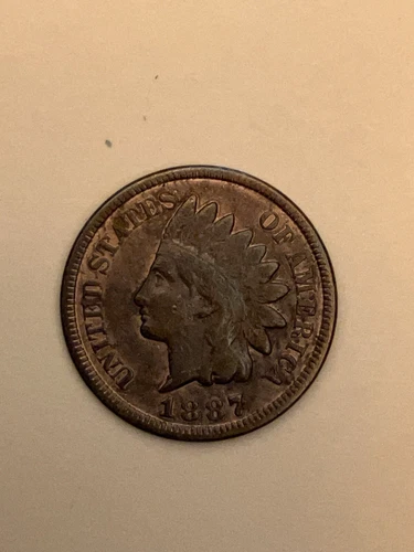 🔥 1887 Indian Head Cent Penny. XF. Nice!