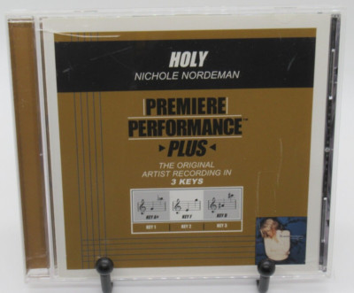 PREMIERE PERFORMANCE PLUS - HOLY NICHOLE NORDEMAN MUSIC CD, 3 KEYS 4 TRACKS