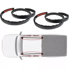 2Pcs Roof Top Trim Molding Sealing Strip for Toyota Tacoma Double Cab 2005-2015