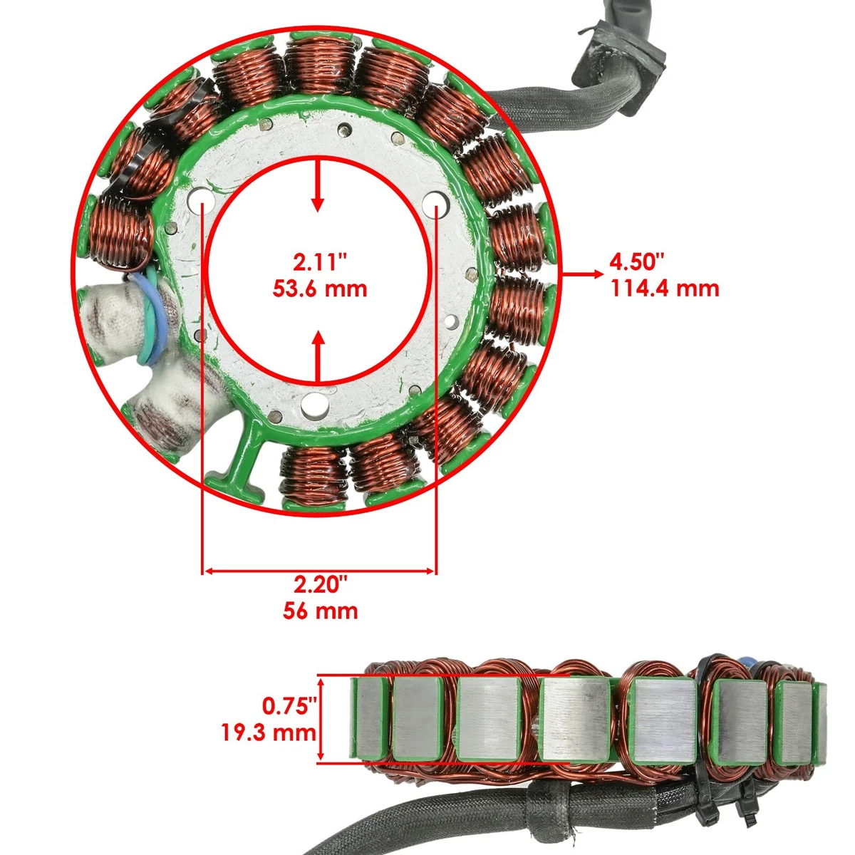 あっさー Stator for Kawasaki 21003-1170 Magneto | eBay