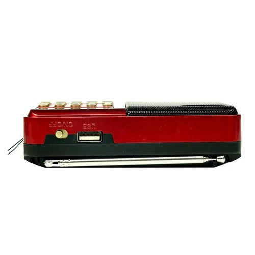 Small Radio Stereo MP3 Player Earphone Jack Portable Multimedia Speaker with USB - Picture 3 of 8